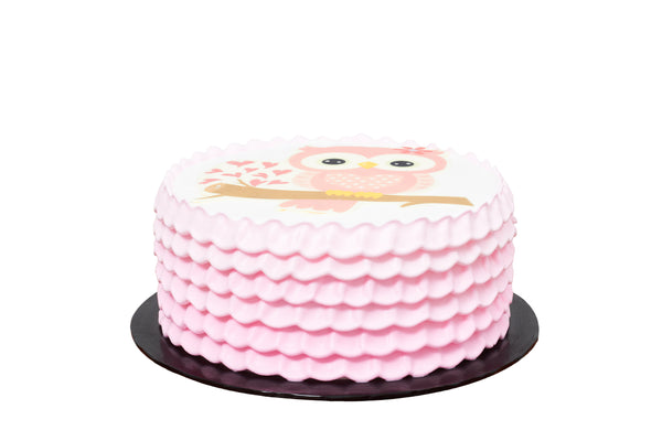Special Print Pink Ruffled